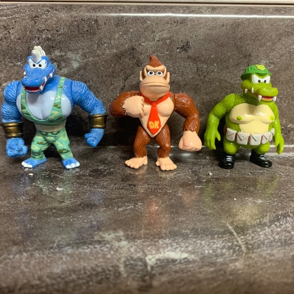 Donkey Kong Country Rare Takara Figure Lot – Vintage Nintendo Collectibles - Picture 2 of 5